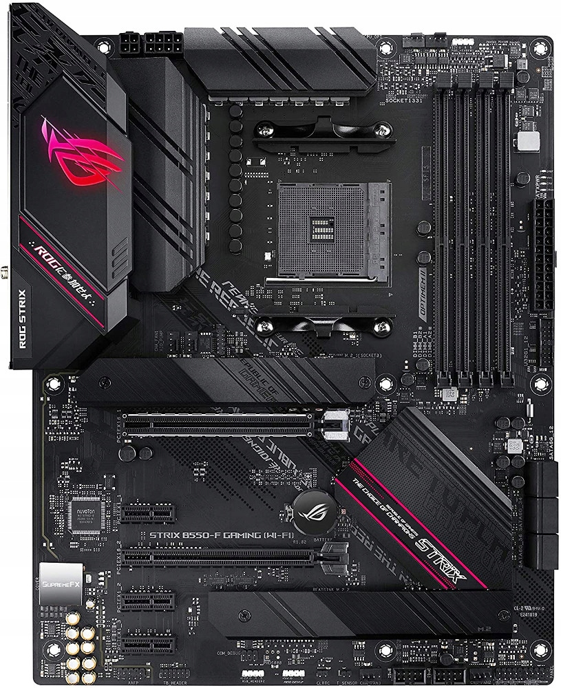 Купить Материнская плата ASUS ROG Strix B550-F Gaming WI-FI: отзывы, фото, характеристики в интерне-магазине Aredi.ru