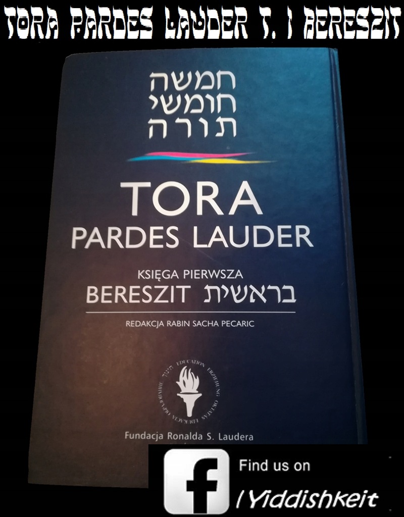 TORA PARDES LAUDER 1 BERESZIT Tom 1 Bereszit