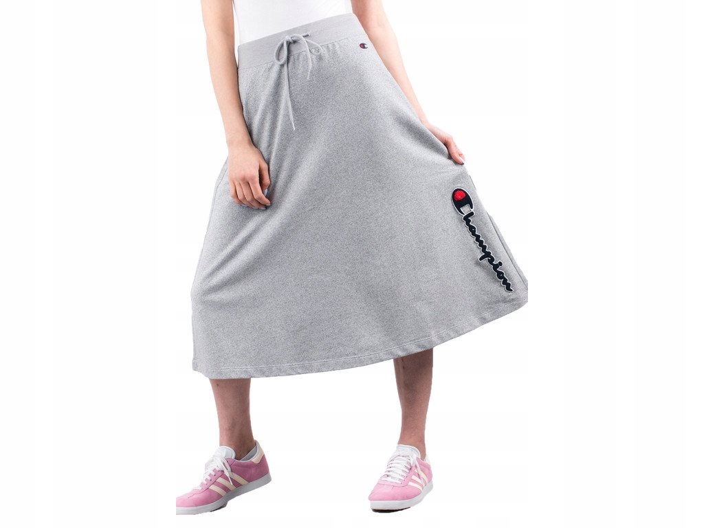 CHAMPION SKIRT EJ001 GRYJ _XS_ Damskie Spódnice