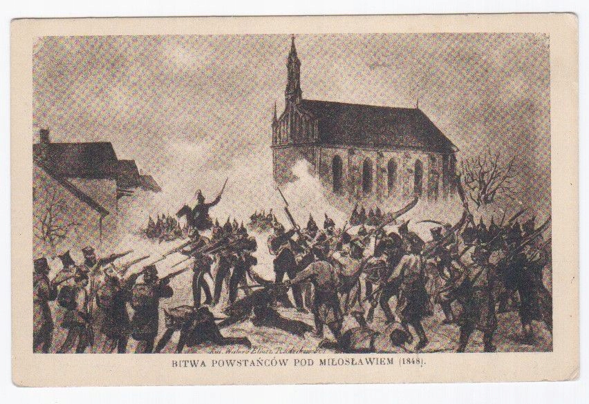 Miłosław bitwa powstanie wielkopolskie 1848 Wrześn