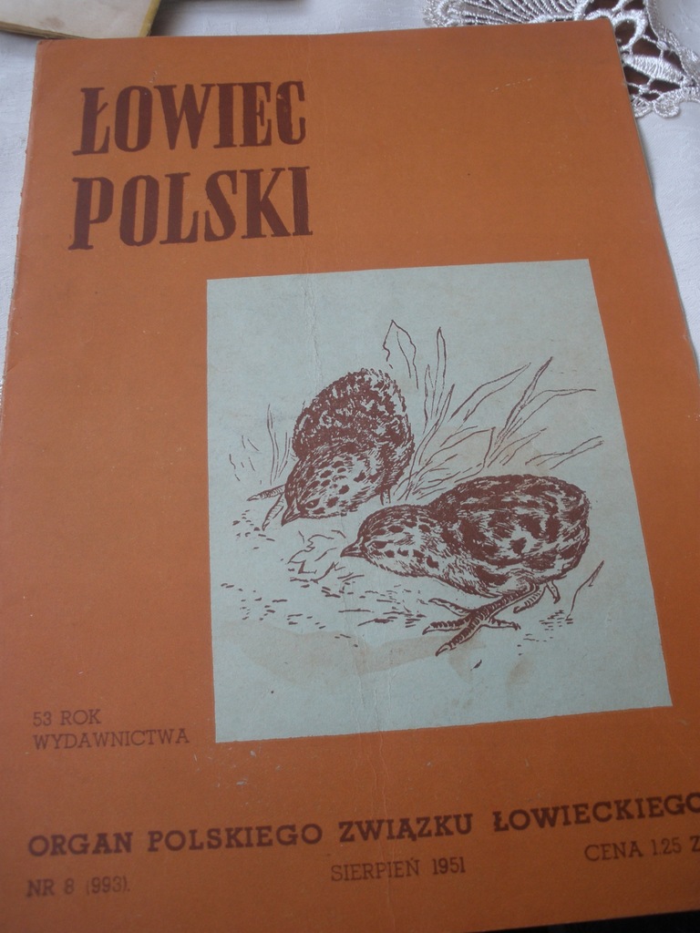 Łowiec Polski nr 8 z 1951 r