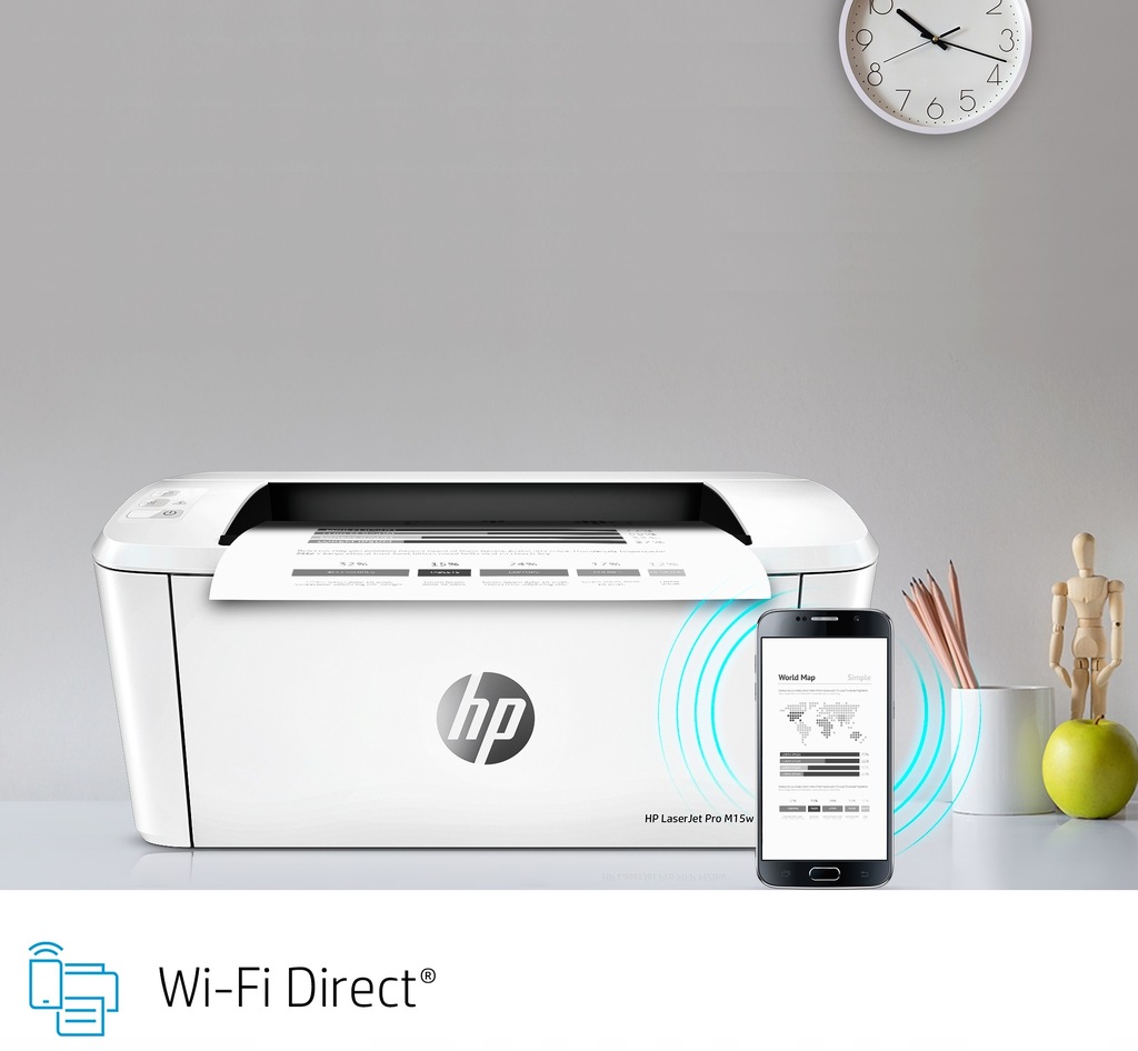 Купить Тонер-принтер HP LaserJet PRO M15w с Wi-Fi новый: отзывы, фото, характеристики в интерне-магазине Aredi.ru
