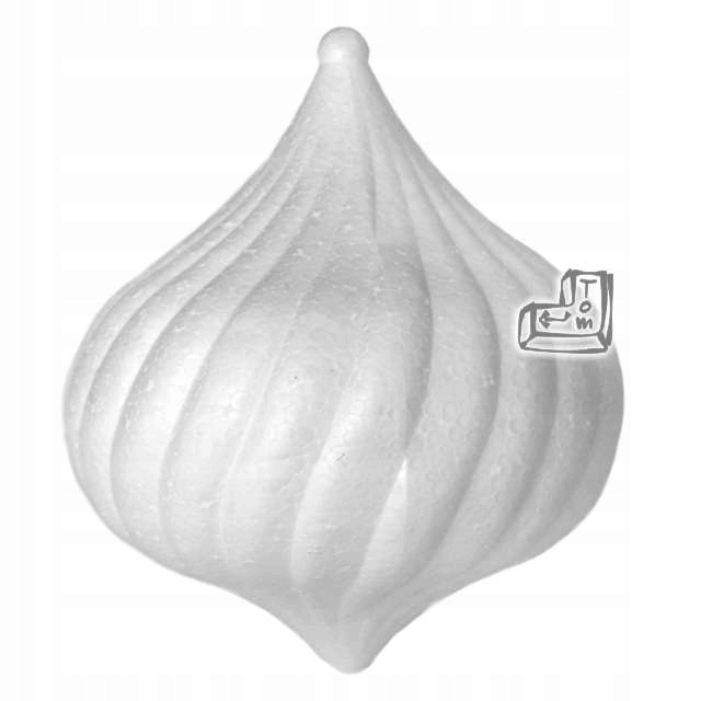 styropianowa BOMBKA BĄCZEK 10 cm styropian