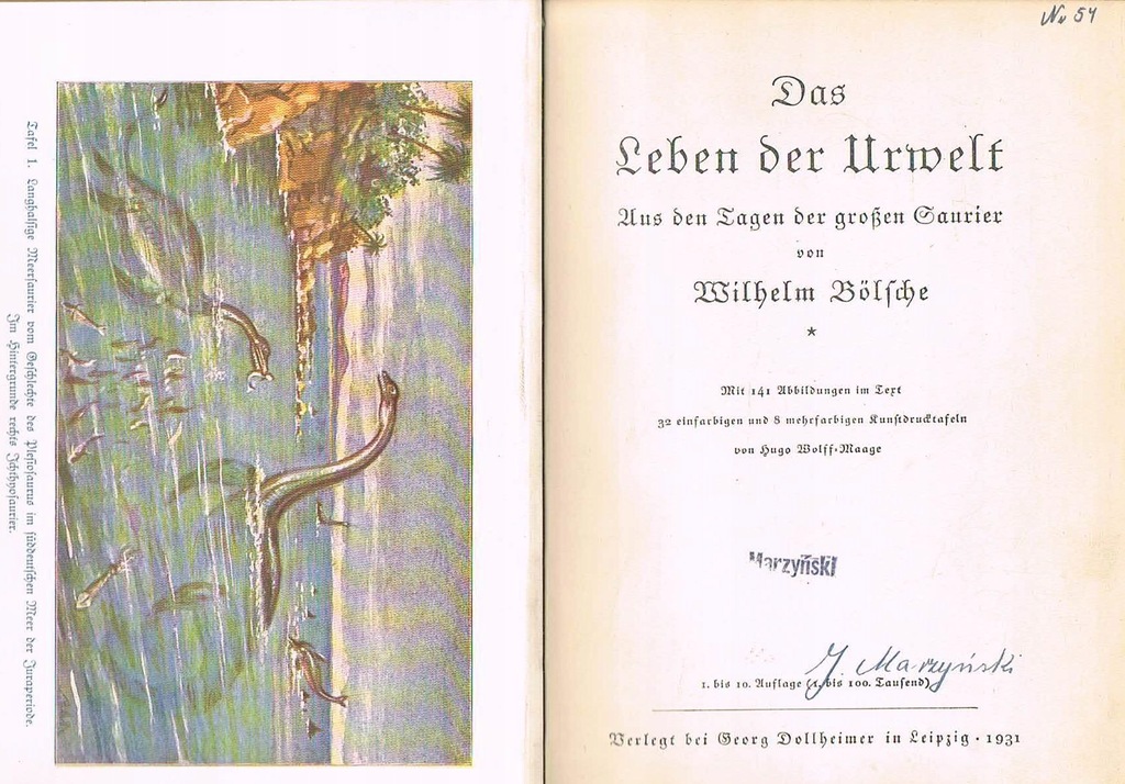 Купить ПАЛЕОНТОЛОГИЯ DAS LEBEN DER URWELT 1931 г.: отзывы, фото, характеристики в интерне-магазине Aredi.ru