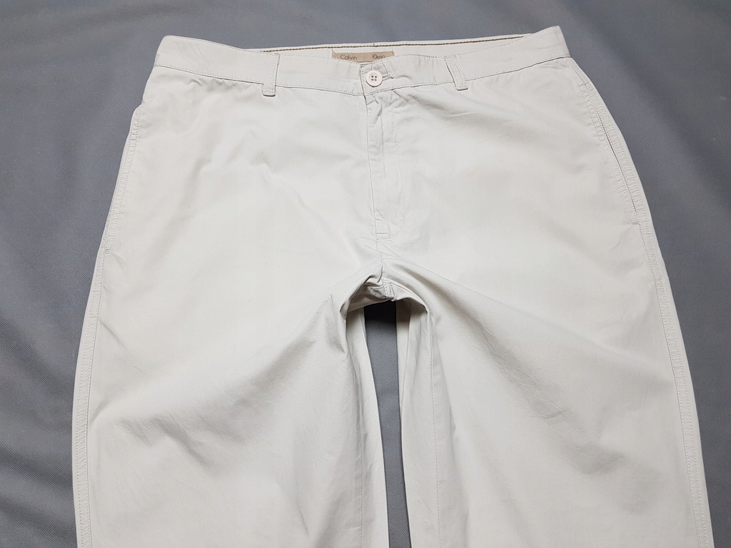 CALVIN KLEIN MERCER - CHINO W34L32 pas 90cm ideał.