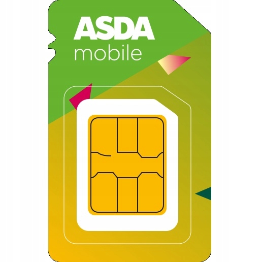 KARTA SIM UK ASDA MOBILE AKTYWNA NAJLEPSZY ROAMING