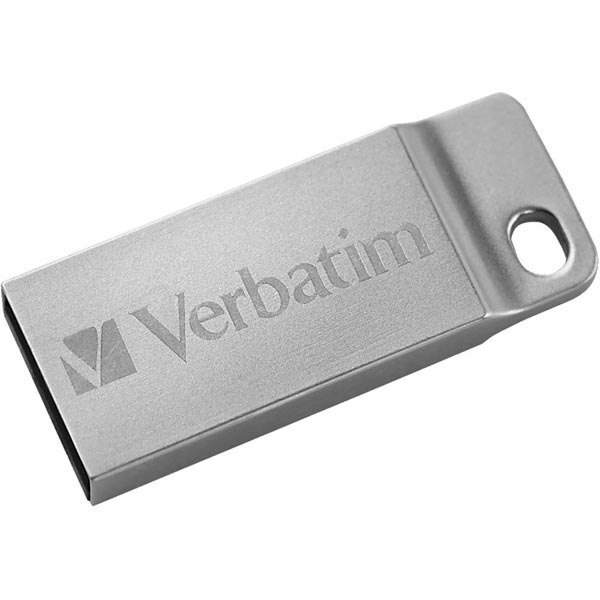 Verbatim USB flash disk, USB 2.0, 32GB, Metal Executive, Store N Go, srebrn
