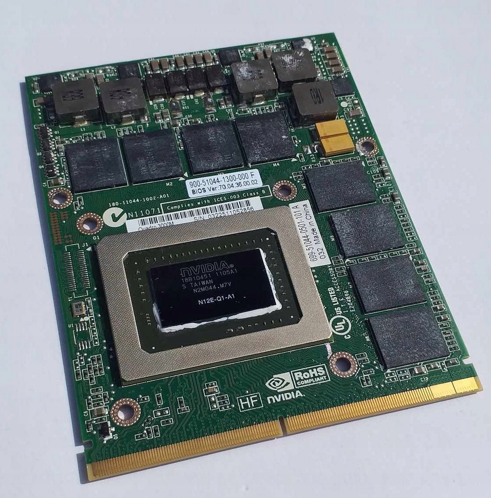 Karta graficzna Nvidia Quadro 3000M