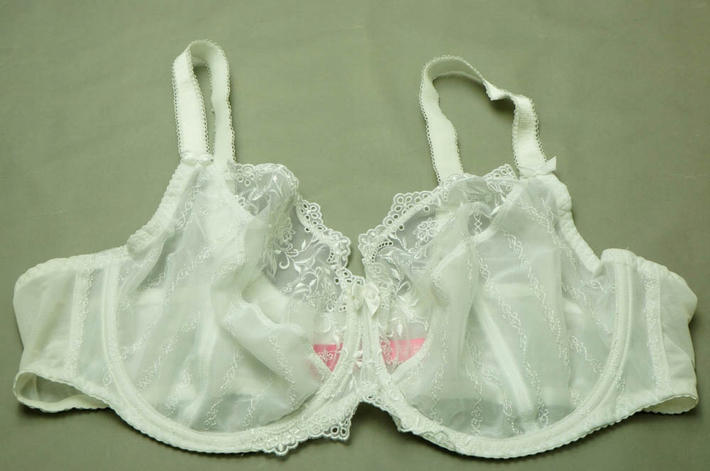 Curvy Kate 105D/46D koronkowy cienki biały