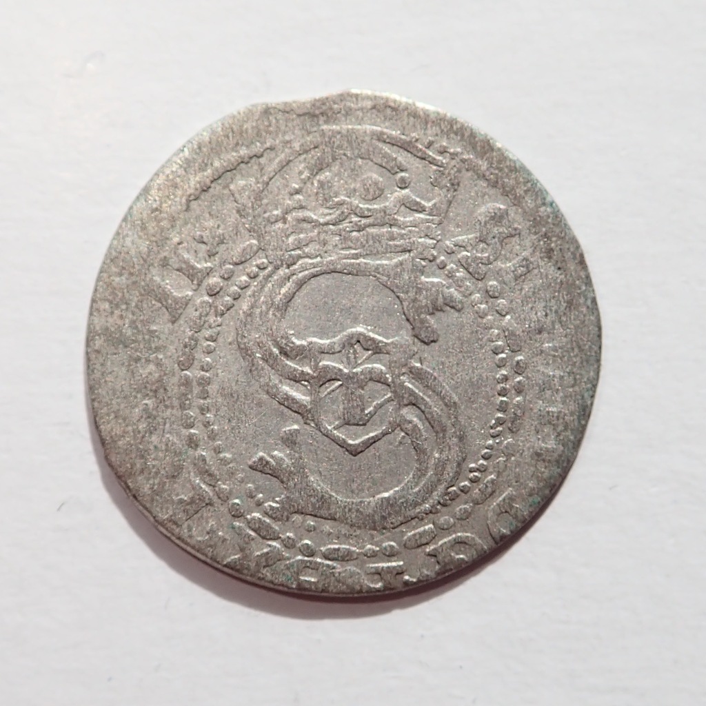 Zygmunt III Waza Szeląg miejski 1606 Ryga