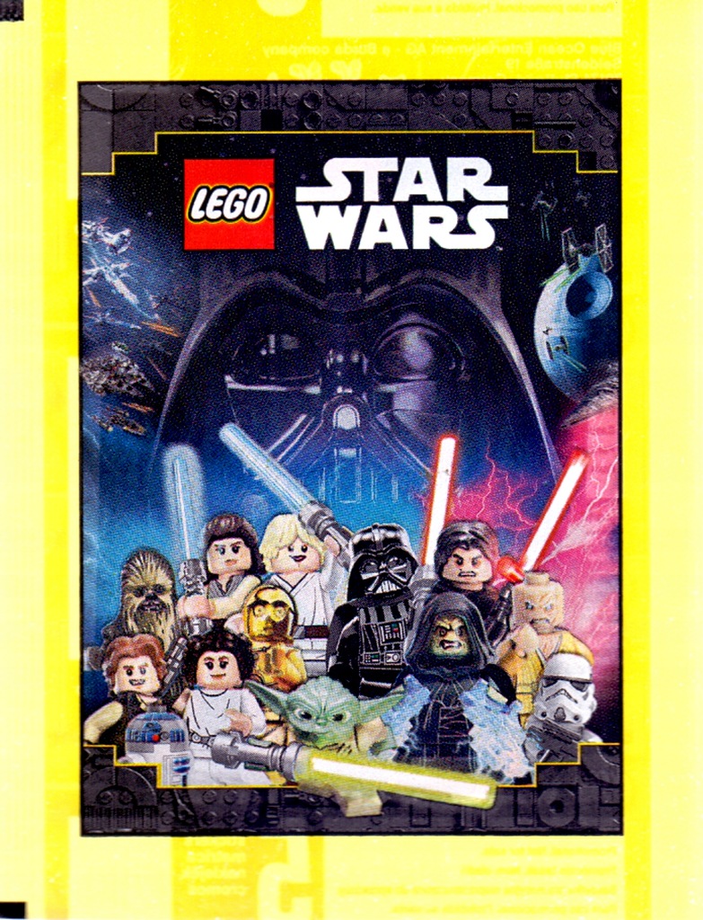 LEGO Star Wars naklejki. Nowa saszetka 5 naklejek.