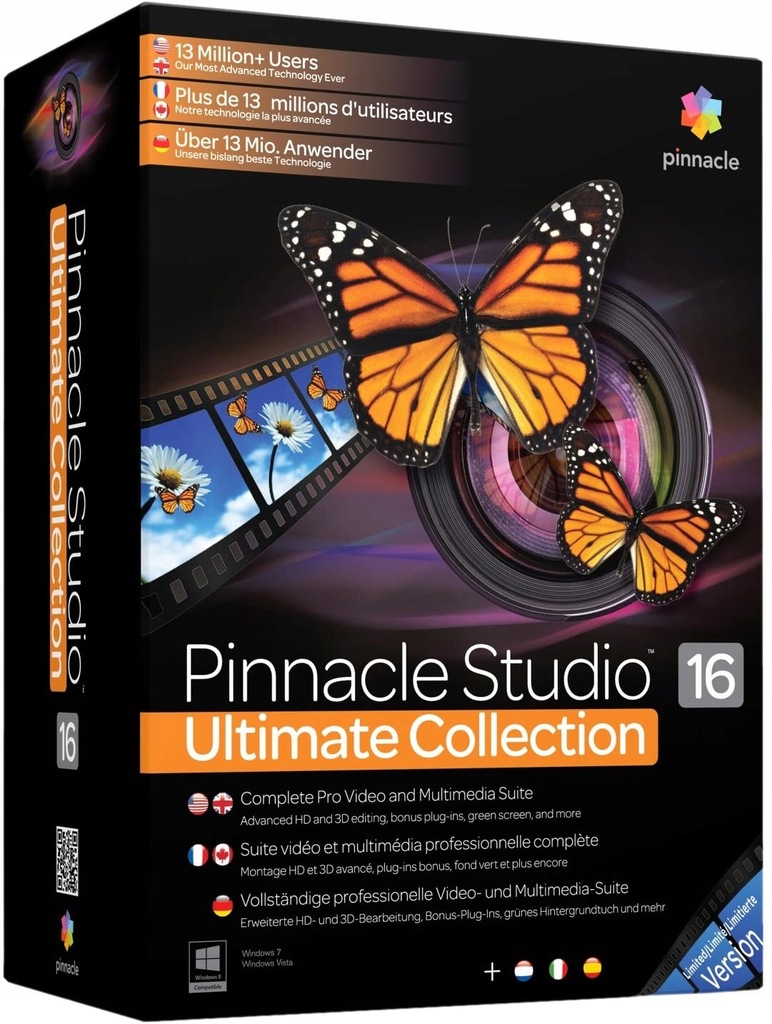 Pinnacle Studio 16 ULTIMATE 1 PC / licencja wieczysta BOX