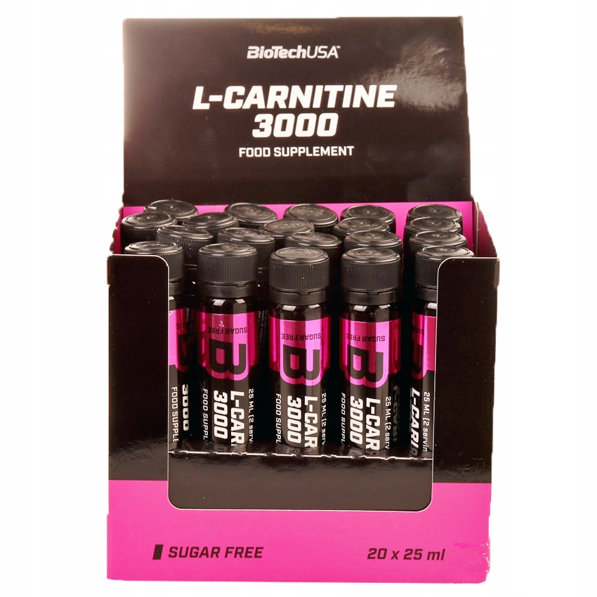 L-Carnitine 3000 x 20 SHOT BiotechUSA L-karnityna