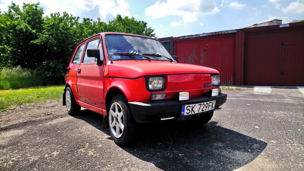 Fiat 126p FL + części 7374296437 oficjalne archiwum