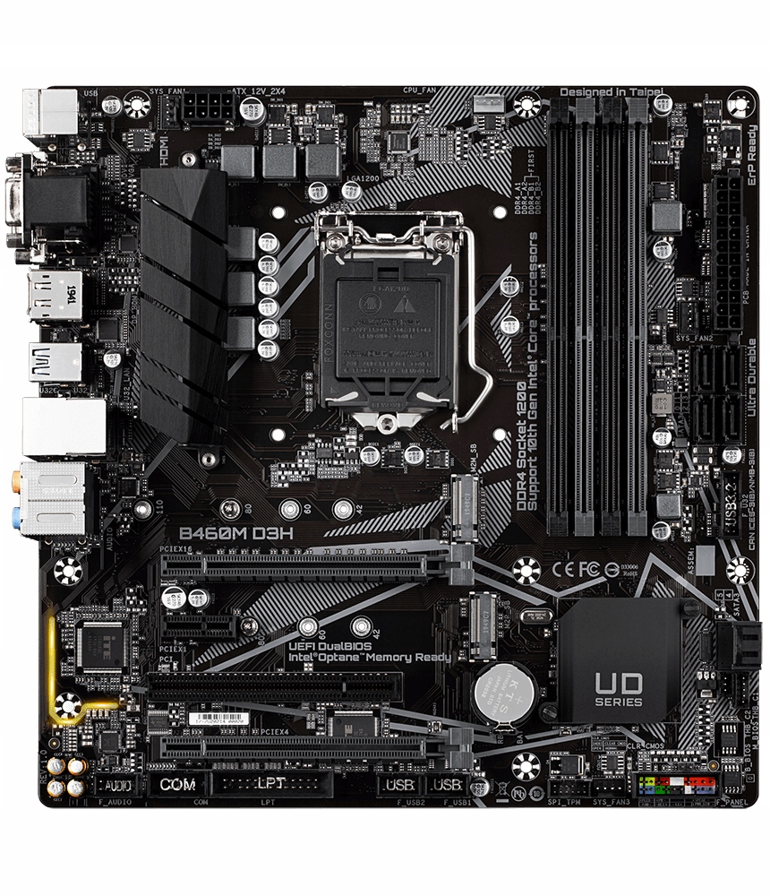 ZESTAW PŁYTA GIGABYTE B460M CPU I5-10400F RAM 16GB - 11070381500