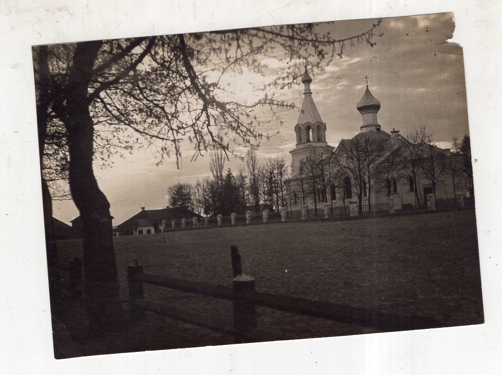 Jeziorosy Zarasai Litwa - Cerkiew Rynek FOTOok1915