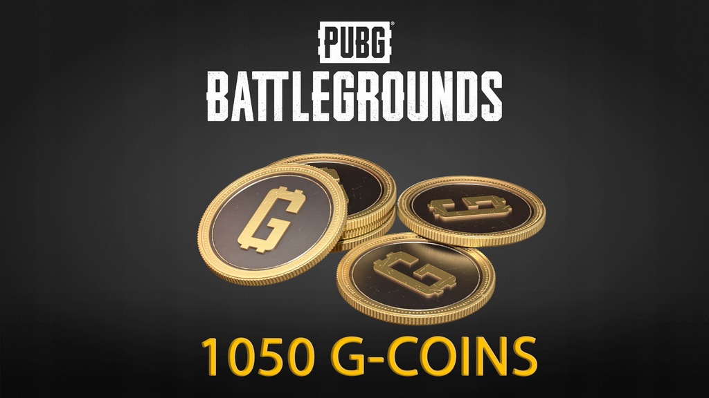 PUBG: Battlegrounds 1000+50 G-Coins Klucz Oficjalnie| PC