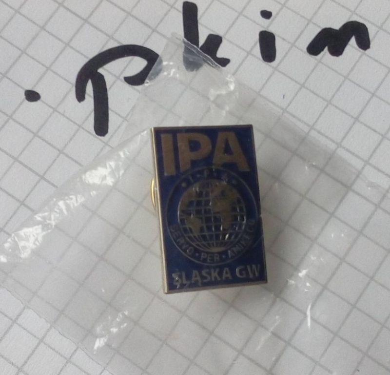 Pin Międzynarodowe Stowarzyszenie Policji IPA