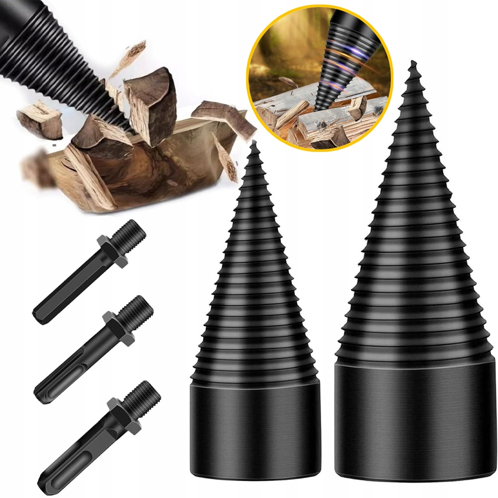 WIERTŁO DO ŁUPARKI DO DREWNA OPAŁOWEGO, 42/32 MM ŚRUBA DO ŁUPARKI DO DREWNA