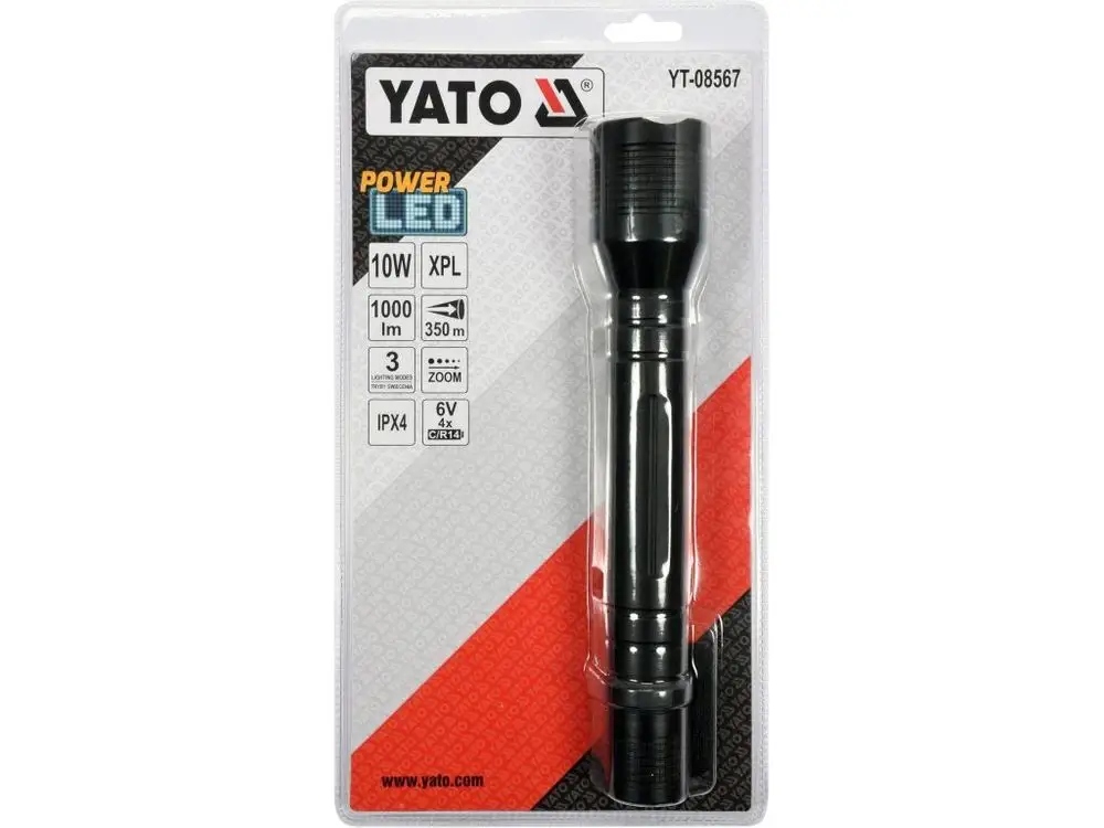 YATO LATARKA XP-L CREE 10W, 254X46MM YT-08567