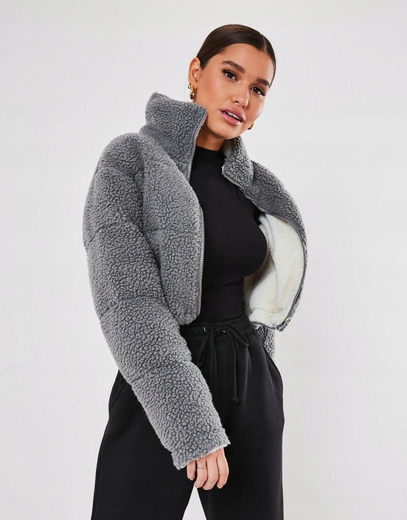 K0B068 MISSGUIDED__NZ4 DWUSTRONNY KOŻUSZEK__S