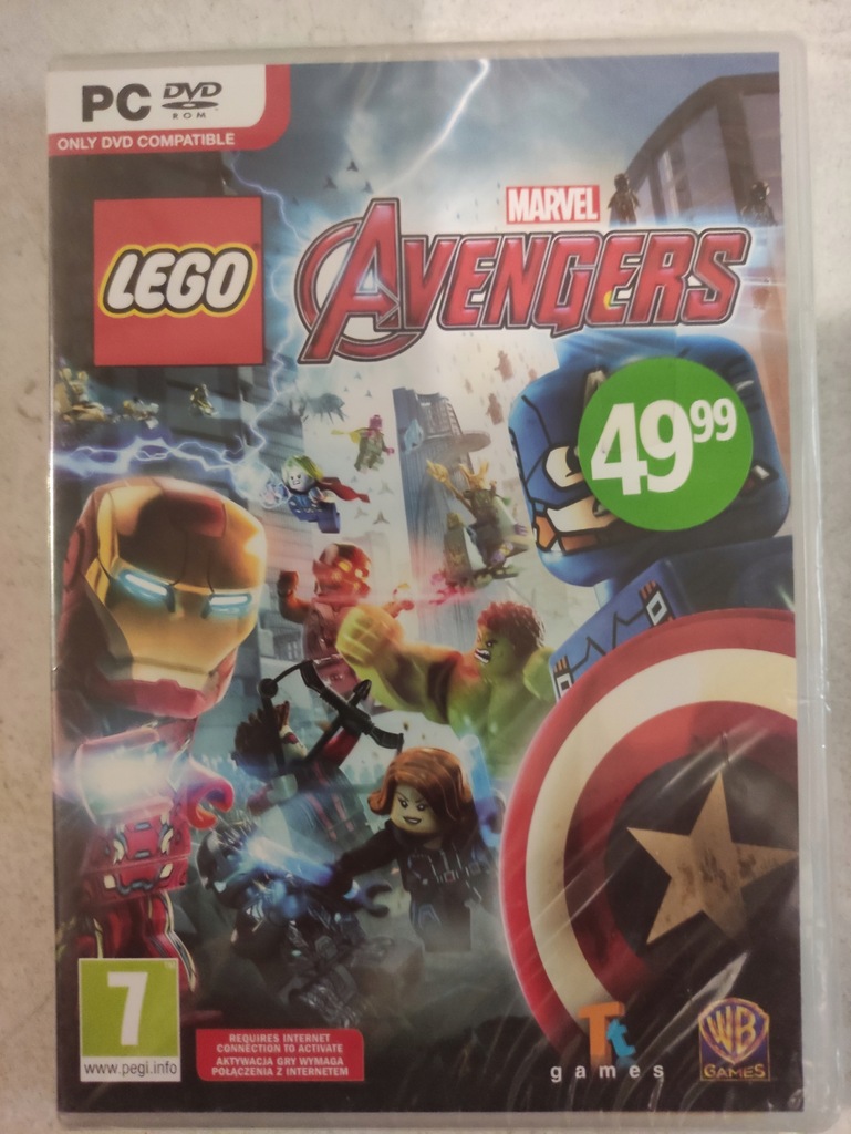 LEGO Marvel Avengers PC FABRYCZNIE NOWA