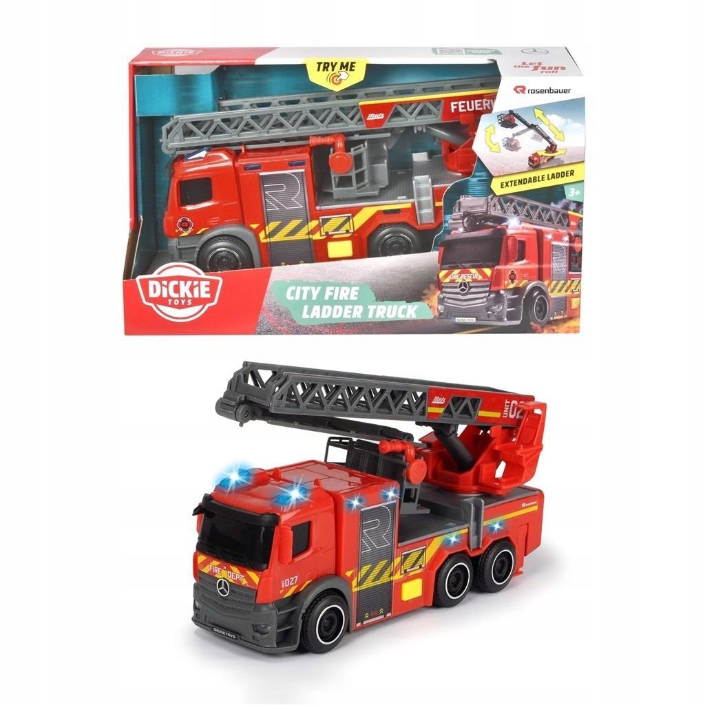 SOS ROSENBAUER STRAŻ POŻARNA 23CM, DICKIE TOYS