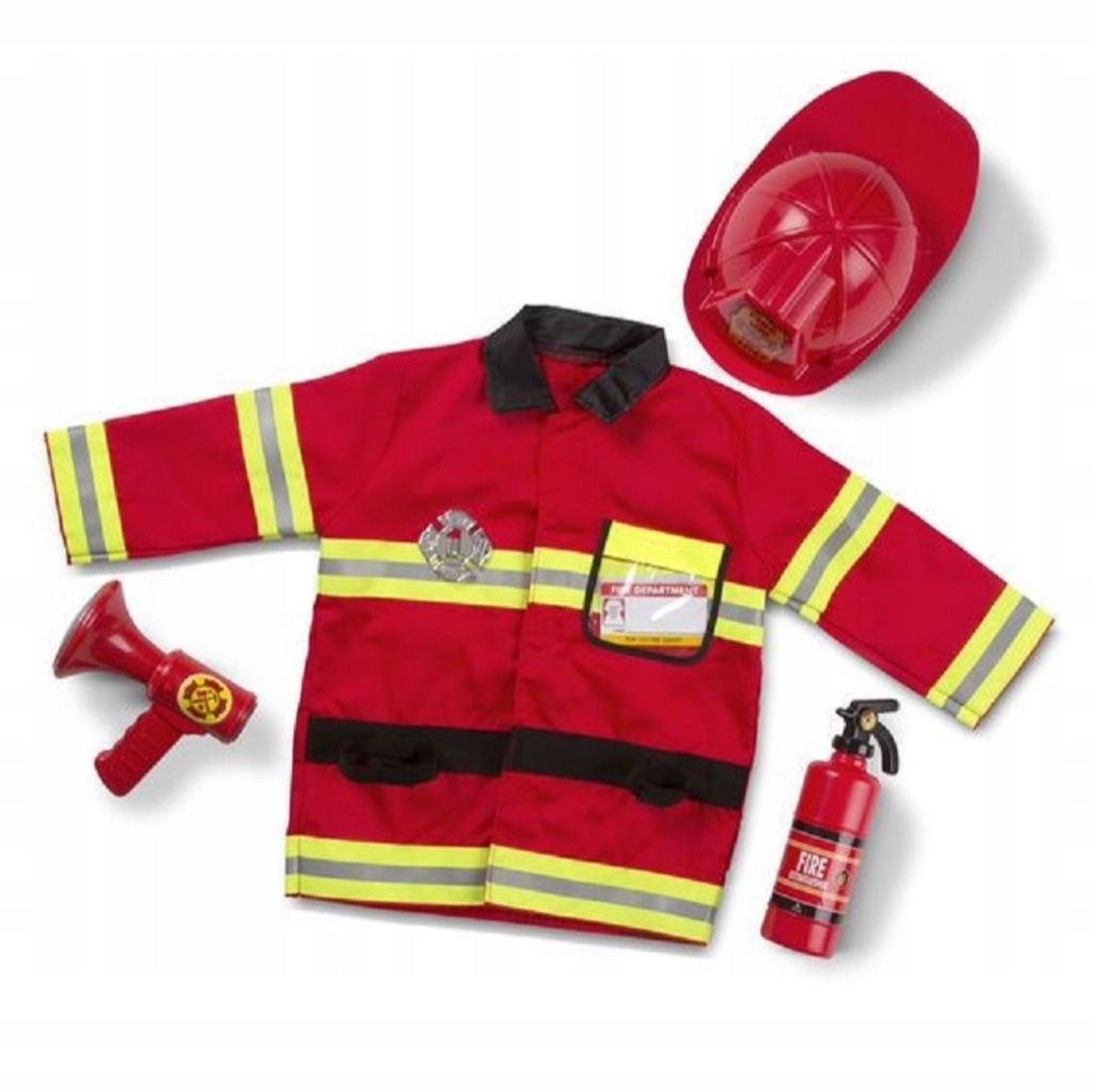 Kostium, strój strażaka, Melissa&Doug, REALNE ZDJĘCIA