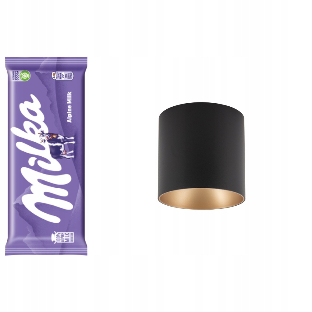 Downlight Nowodvorski EYE czarny złoty 8931 + Milka
