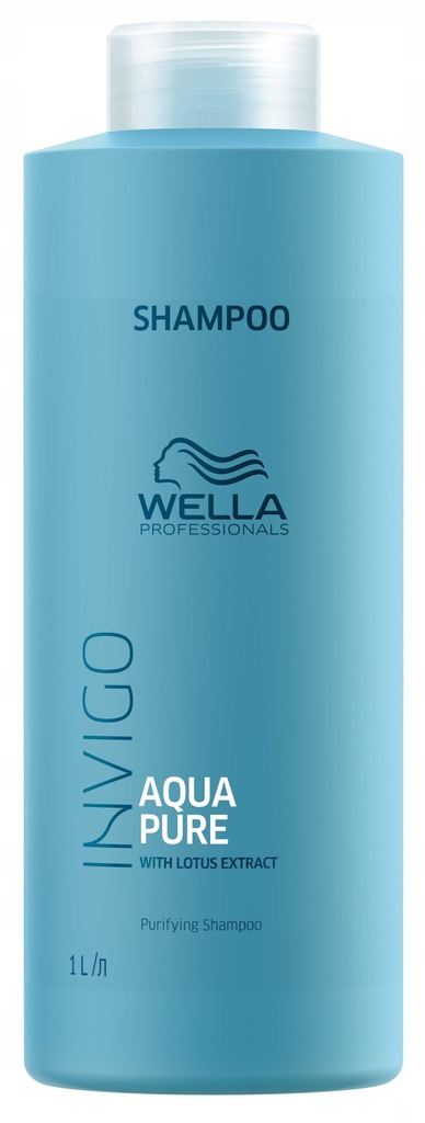 WELLA INVIGO AQUA PURE szampon oczyszczający 1L