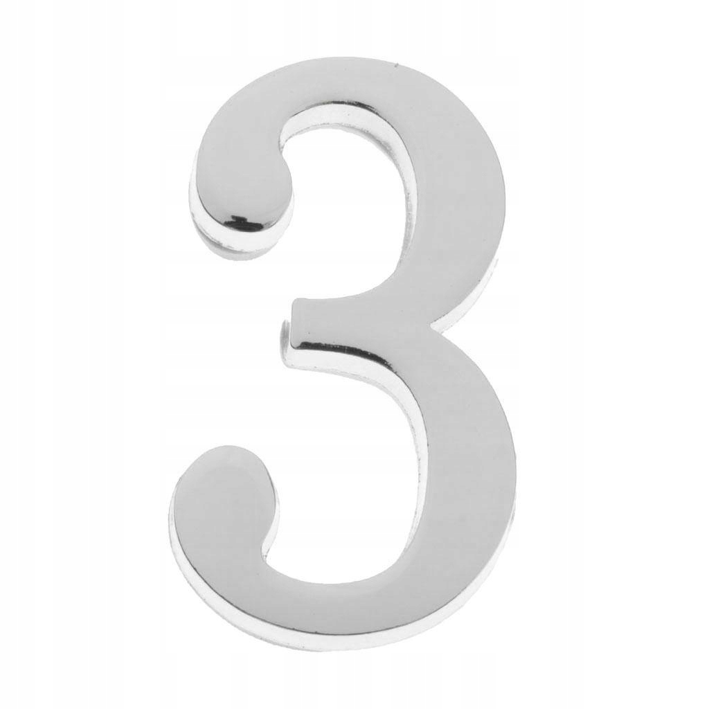 2 Inch Modern numbers of house Premium Number 3