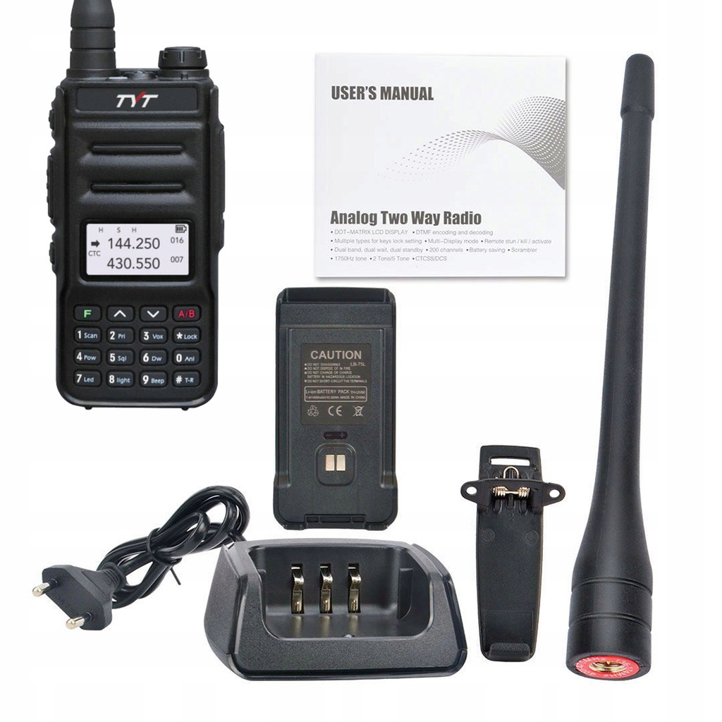 TYT TH-UV88 dwupasmowy radiotelefon o mocy 5W