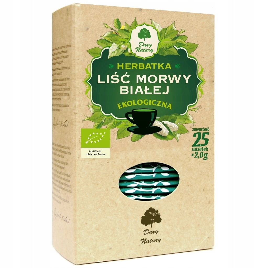 Morwa biała liść fix BIO 25*2g DARY NATURY