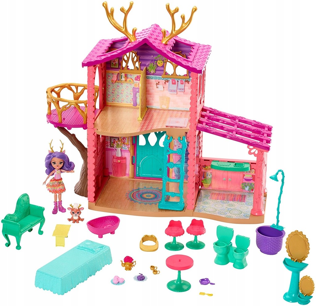 Игровой набор Mattel Enchantimals - домик Данессы Оленни frh50