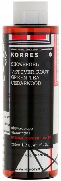 KORRES Vetiver Root Green Tea Cedarwood żel