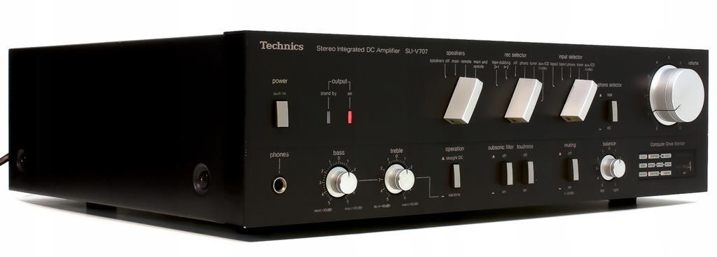TECHNICS SU-V707 SMUKŁY WZMACNIACZ STEREO 510 WATT