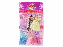 SUKIENKA DLA LALKI 29CM 6SZT