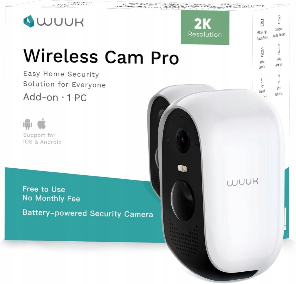 85R WUUK Wireless Cam Pro, Kamera zewnętrzna WiFi