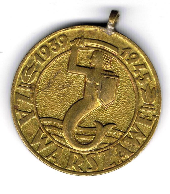 Medal za Warszawę 1939 - 1945.