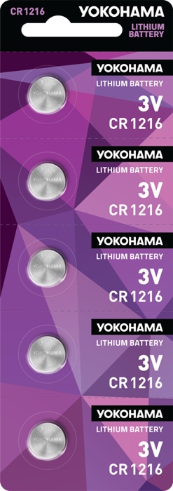 Bateria YOKOHAMA lithium CR1216 5SZT