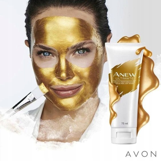 AVON Anew Odmładzająca maseczka peel-off ze złotem