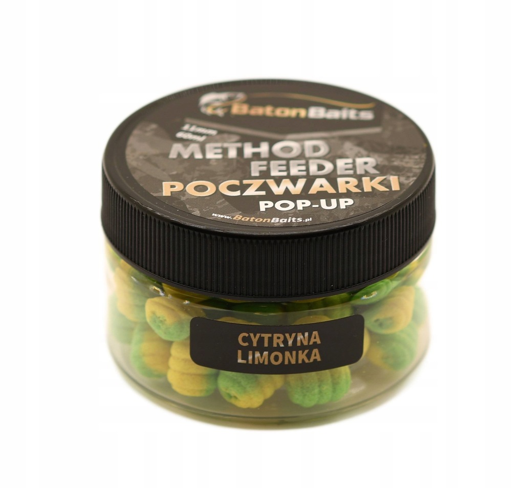 POCZWARKI POP UP BATON BAITS CYTRYNA LIMONKA 11MM