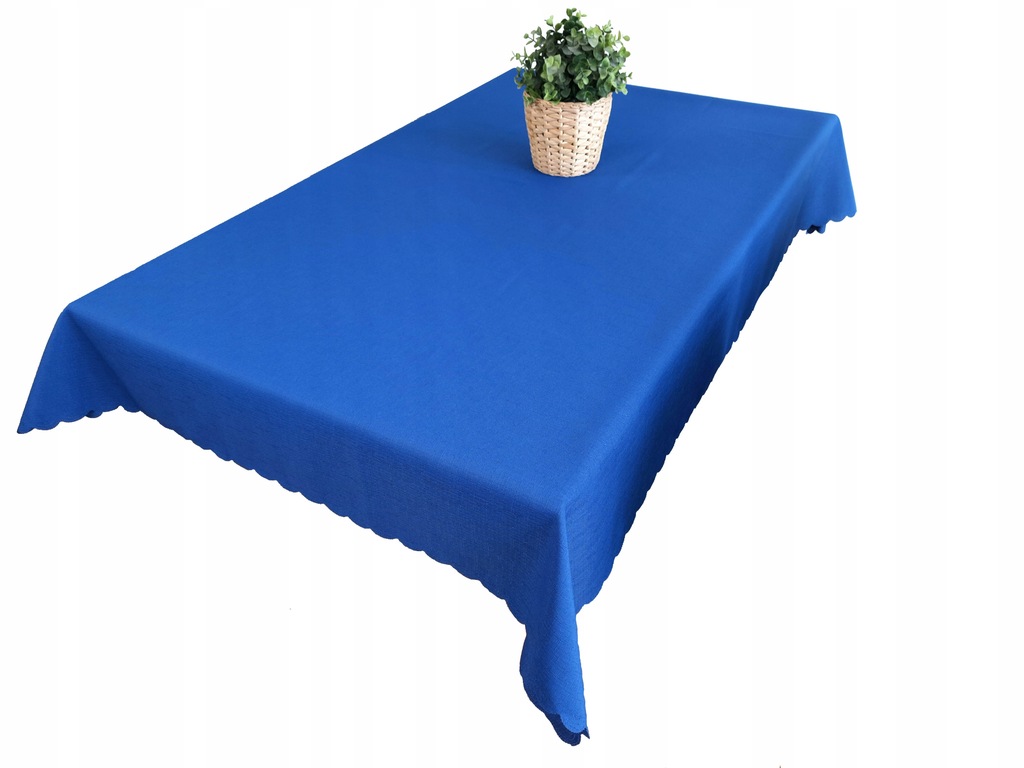 OBRUS Niebieski Gładki 120/180 Teflonowany PL