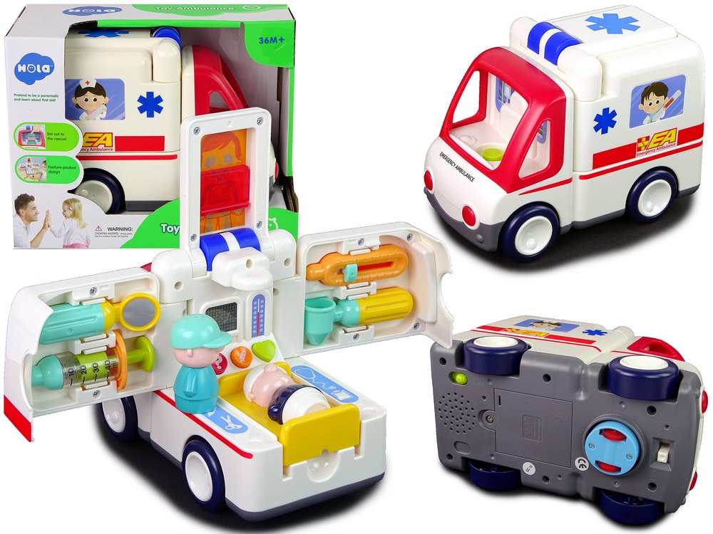 Interaktywna Edukacyjna Karetka Ambulans Auto Dla