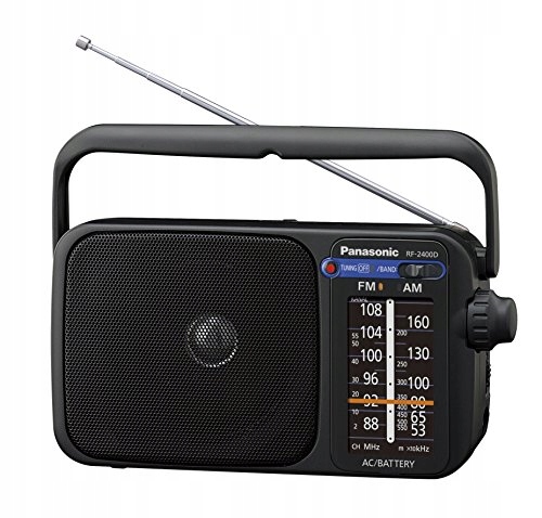 PRZENOŚNE Radio Panasonic RF-2400DEG-K czarne FM