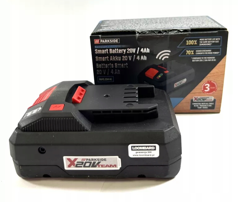 AKUMULATOR PARKSIDE SMART BATTERY 20V /KARTONIK - 13774037454