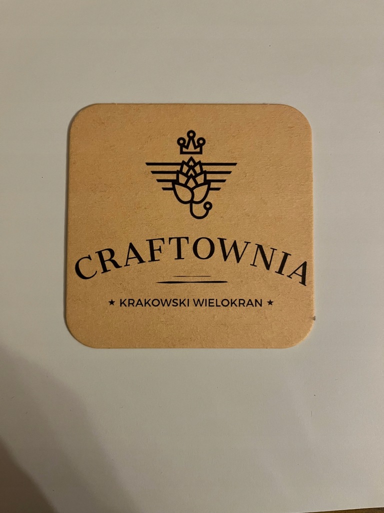 Wafel, podstawka pod piwo Craftownia