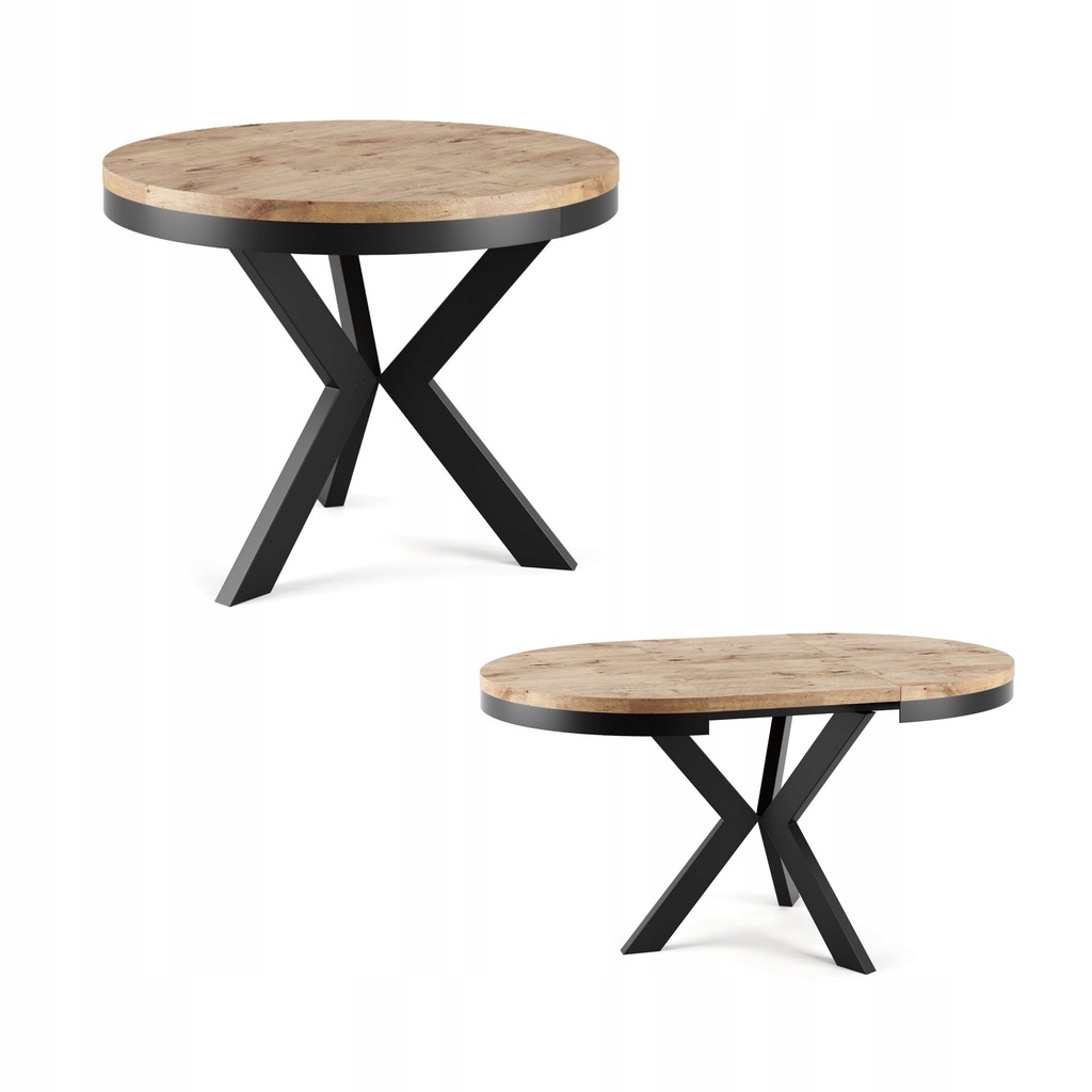 Купить LOFT круглый раздвижной металлический стол для гостиной: отзывы ...