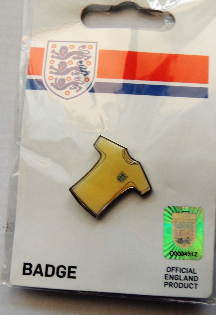 Anglia Federacja Piłkarska koszulka odznaka