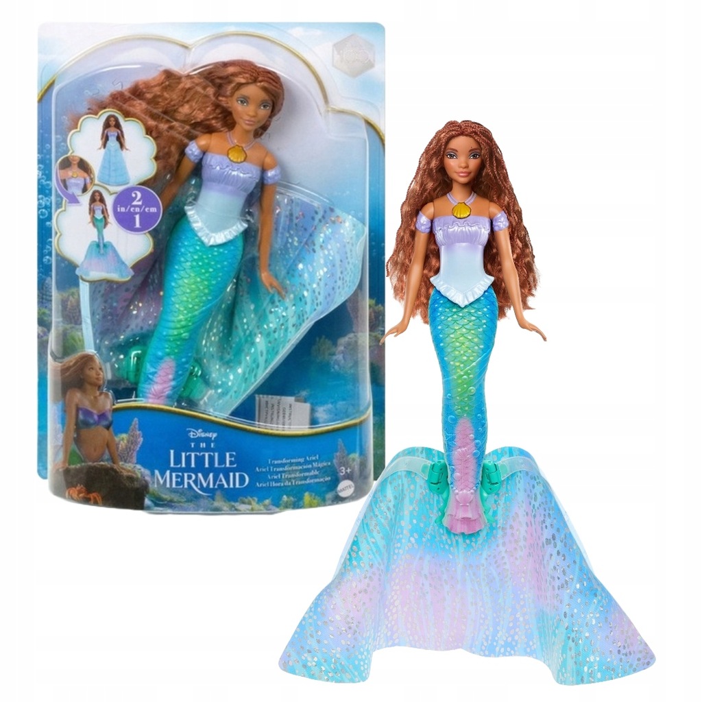 Lalka Disney Księżniczki Mattel Arielka 29 cm